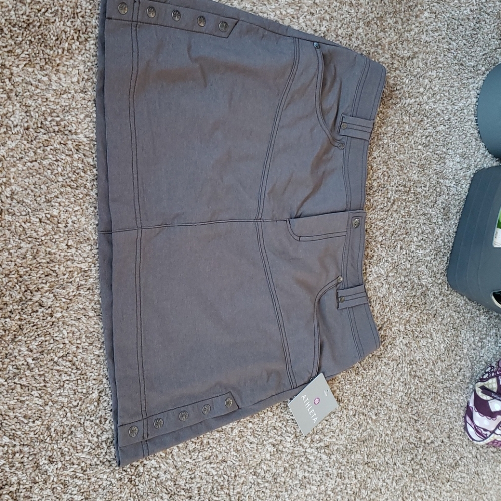 Grey cute mini Athleta skirt
